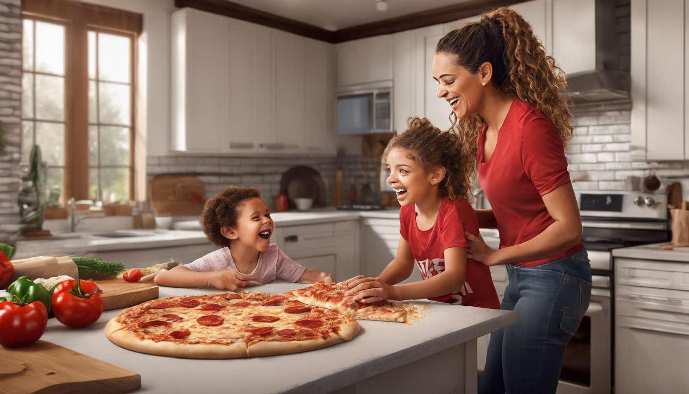découvrez à quel point c'est adorable de voir brittany mahomes faire de la pizza avec sa fille pendant que son fils regarde. une scène à ne pas manquer !
